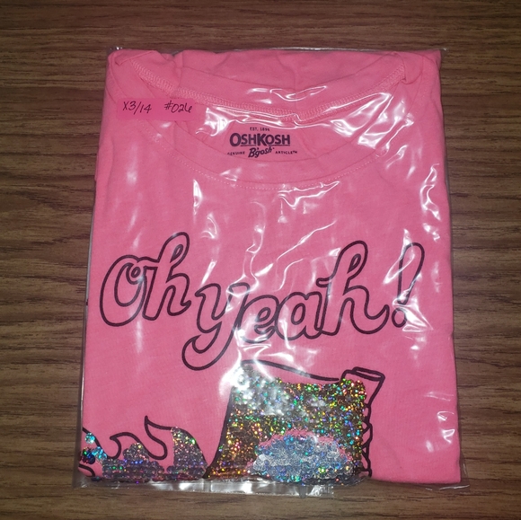 (026) Girls: 14 Oshkosh 2pc Shirt Set- X3 - Picture 8 of 8